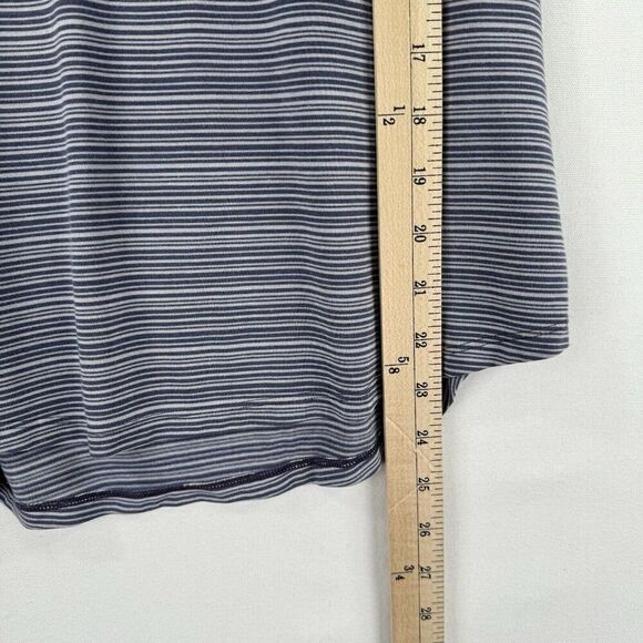 Athleta Tank Top Womens Small Blue Striped Athletic Workout Gym Yoga Run Sporty - Picture 8 of 8